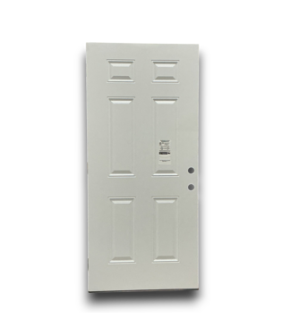 Bud's Warehouse 56448 36 X 79 White. 6 Panel Exterior Door Slab