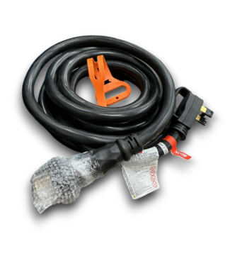 Bud's Warehouse 56452 600 V Thick Black 4 Prong Cord 60 Degree C