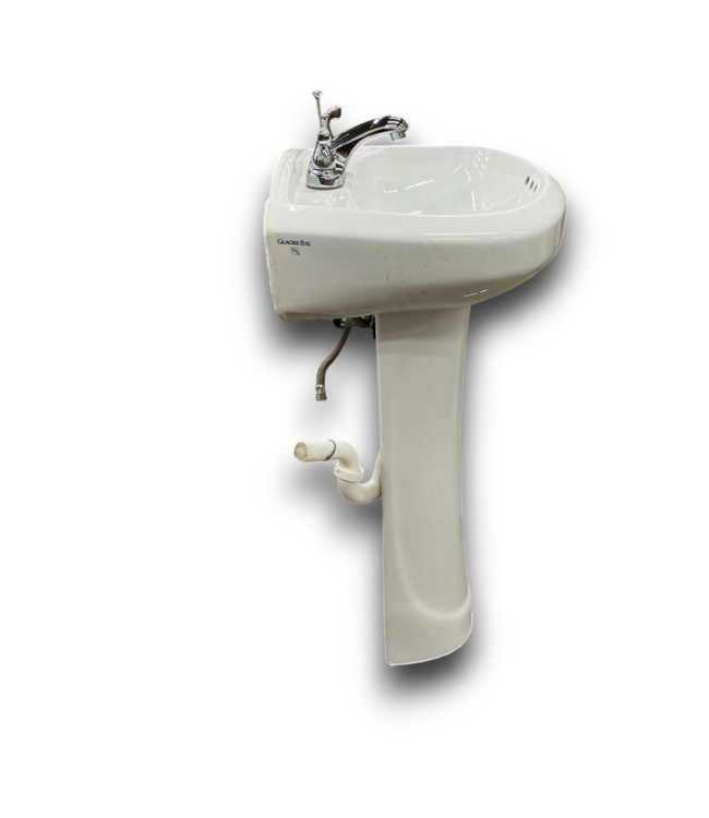 56437 Half-round Pedestal W/faucet 20"