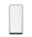 56455 30 X 80 Prehung Steel Exterior Door White