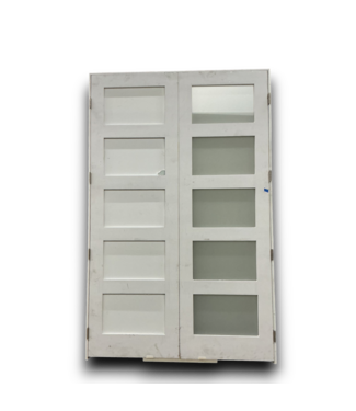 Bud's Warehouse 56458 60 X 94 French Prehung Interior Door W-light