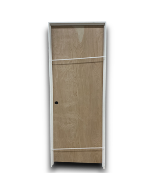 Bud's Warehouse 56460 30 X 80 Prehung Natural Wood Solid Interior Door