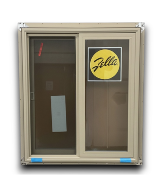 Bud's Warehouse 56470 31.5 X 35.5 Almond Vinyl Sliding Window