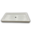 56476 Center Drain White Rectangle Acrylic Shower Base