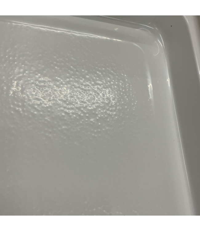 56476 Center Drain White Rectangle Acrylic Shower Base