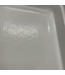 56476 Center Drain White Rectangle Acrylic Shower Base