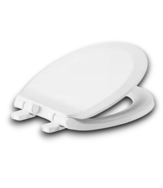 Bud's Warehouse 56478 Round Soft Close Toilet Seat With Wax Ring