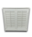 56480 37 X 37 White Plastic Window Shutters