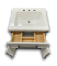 56454 Mist Gray Bathroom Vanity W/top  24.5"