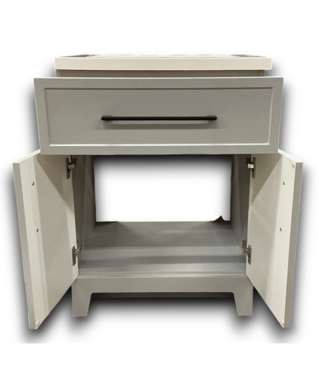 56454 Mist Gray Bathroom Vanity W/top  24.5"