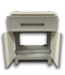 56454 Mist Gray Bathroom Vanity W/top  24.5"