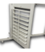 56477 38 X 97 Plastic White Window Shutters