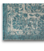 56487 Santa Monica Tela Floral Teal/gray Indoor/outdoor Area Rug