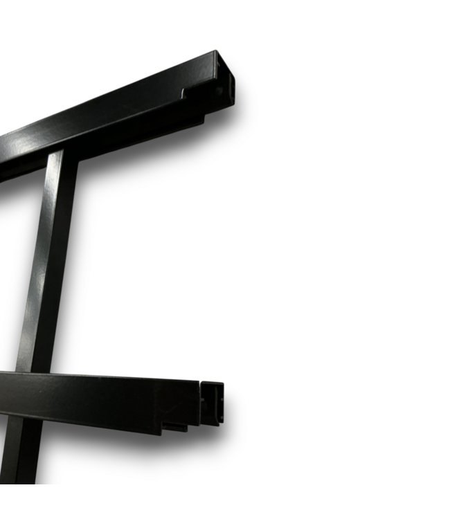 56489 3’ X 6’ Black Aluminum Fence Panel