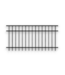 56489 3’ X 6’ Black Aluminum Fence Panel