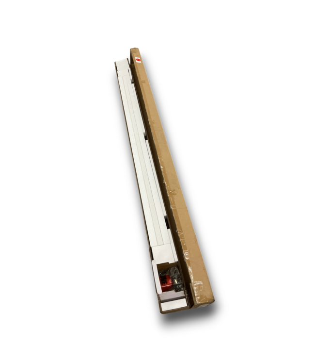 56495 Primed Wood Knock Down French Door Frame 3-piece + Handle
