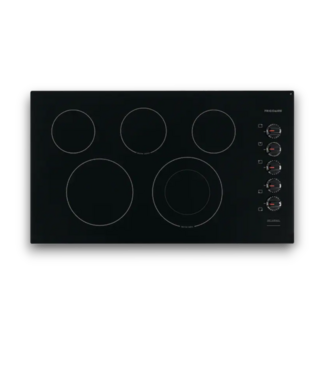 Bud's Warehouse 56497 5 Burners Smooth Surface Black Electric Cooktop
