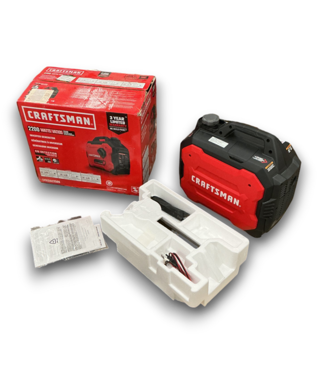 56498 2200 Watts Inverter Generator Red