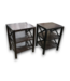 56509 3-tier Dark Espresso Wooden Accent Table Set Of 2