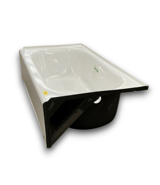 56510 60 X 30 White Soaking Bath Tub Right Hand Drain