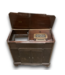 56516 Vintage Wooden Console Radio Cabinet