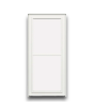 Bud's Warehouse 56517 36 X 80 White Full View Storm Door With Screen