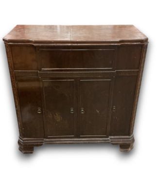 Bud's Warehouse 56516 Vintage Wooden Console Radio Cabinet