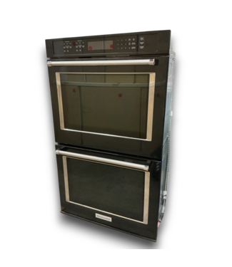 Bud's Warehouse 56524 Black Double Electric Wall Oven 30"