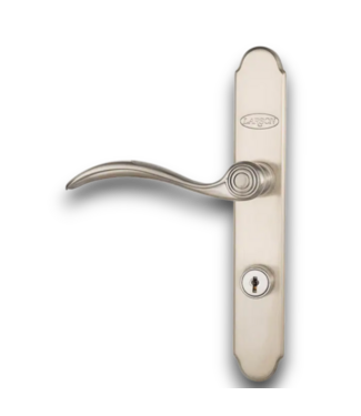 Bud's Warehouse 56532 Brushed Nickel Lockable Storm Door Handle Set