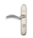 56532 Brushed Nickel Lockable Storm Door Handle Set