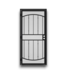 56537 36 X 96 Black Steel Security Screen Door