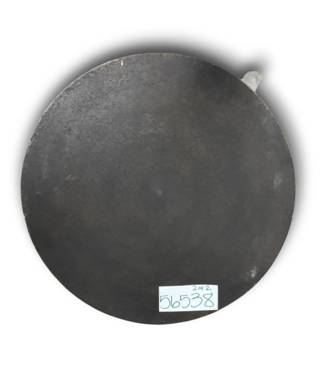 56538 Black Modern Round Side Tables Set Of 2