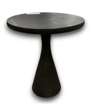 Bud's Warehouse 56538 Black Modern Round Side Tables Set Of 2