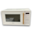 56542 White & Gold Countertop Microwave