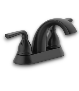 Bud's Warehouse 56543 Reagan Matte Black Centerset Bathroom Faucet