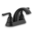 56543 Reagan Matte Black Centerset Bathroom Faucet