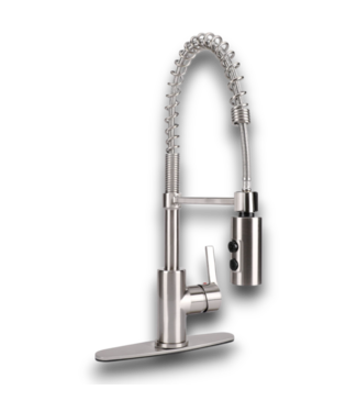 Bud's Warehouse 56544 Flynt Stainless Steel Pull-down Kitchen Faucet With Sprayer