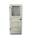 56545 32 X 80 Half light 3 panel exterior door slab