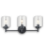 56546 Black 3-light Vanity Light