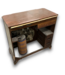 56516 Vintage Wooden Console Radio Cabinet