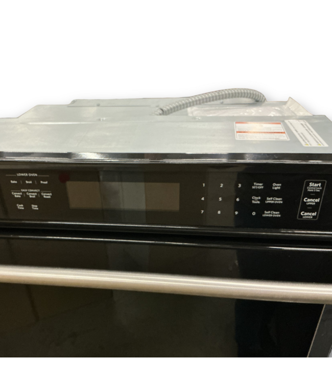 56524 Black Double Electric Wall Oven 30"