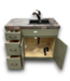 56528 Sage Green Vanity W/brick Top 42.5"w