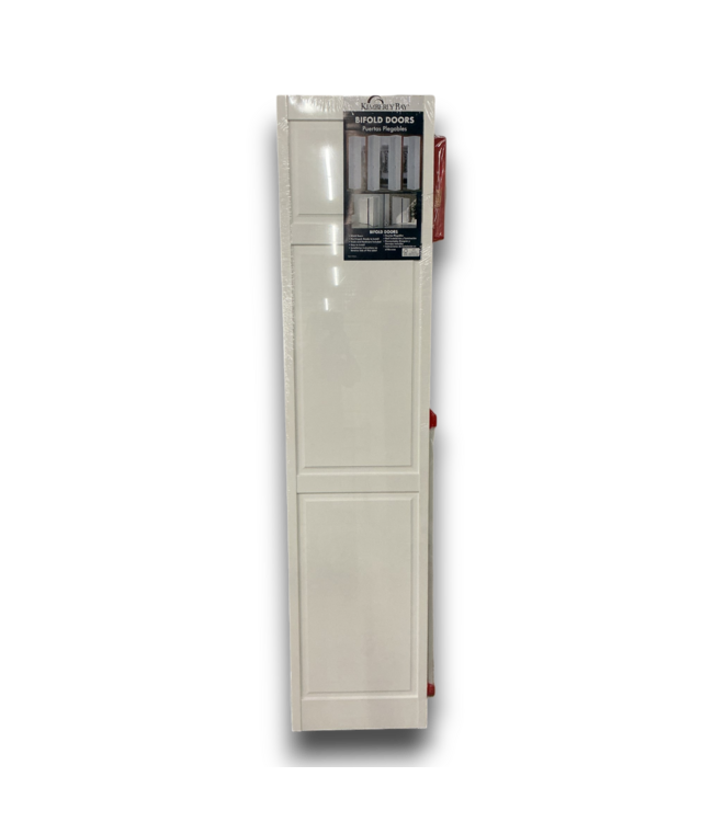 56534 36 X 80 White 6 Panel Solid Bifold Door