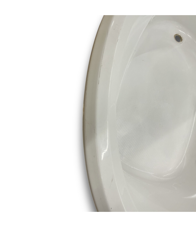 56539 Signature Oval Whirlpool White Bathtub Right Drain
