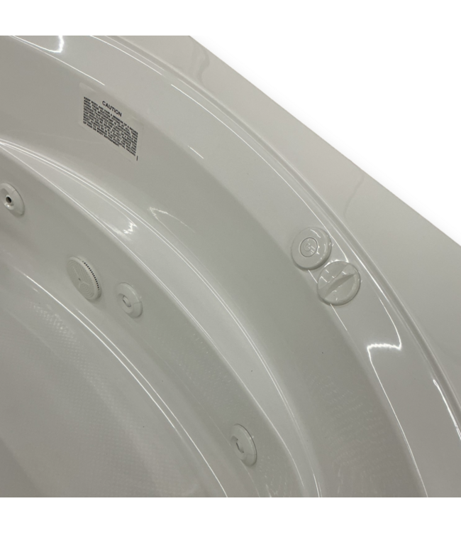 56540 Projecta Acrylic Rh Oval In Rectangle Drop-in Whirlpool Bathtub