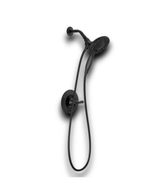 Bud's Warehouse 56557 Arvo Matte Black Multi-function Round Shower Faucet