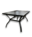 56562 Rectangle Outdoor Dining Table W/umbrella Hole