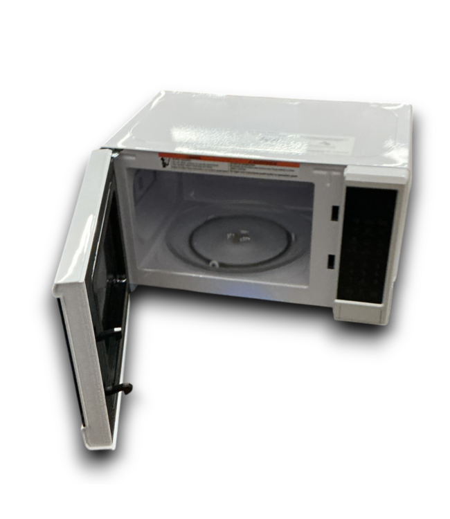 56552 White Compact Countertop Microwave