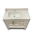 56548 White Bathroom Vanity W/stone Top 36"