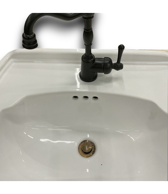 56576 39 X 31 Cream Distressed Bathroom Vanity